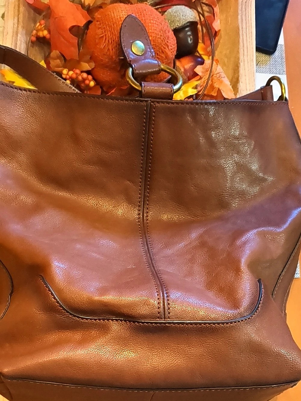 Frye Brown Leather Shoulder Bag